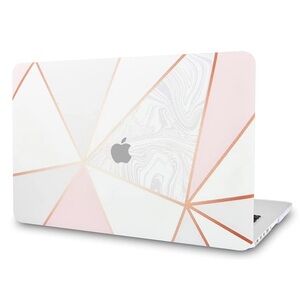 NEW MacBook Air 13 Inch Marble Print Color Block Hardshell Case
